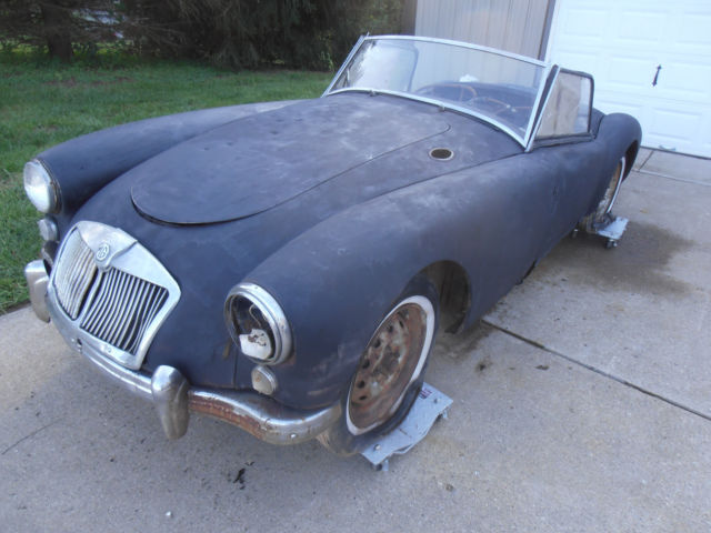 1957 MG MGA Roadster Convertible 1500 Steel Wheel 1957 MG MGA Convertible MGA