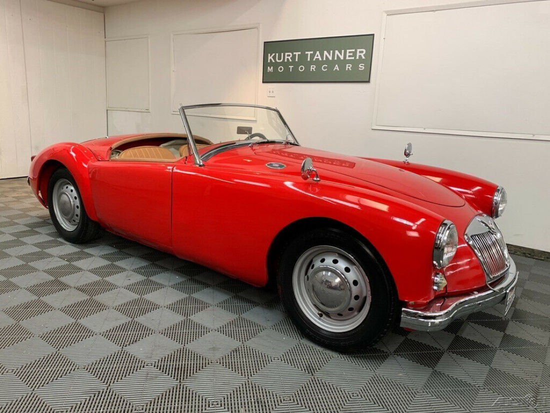 1957 MGA 1500 ROADSTER. 4-SPEED, DISC WHEELS. NICE DRIVER WITH CORRECT ENGINE. 1957 MG MGA 1957 MGA 1500 ROADSTER. 4-SPEED, DISC WHEELS.