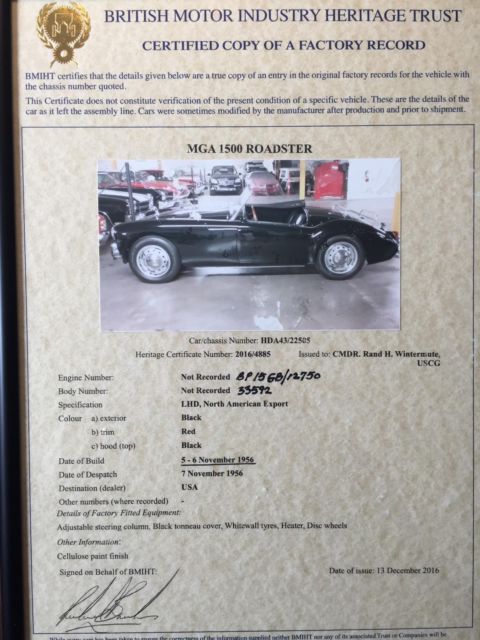 1957 MG MGA Triple BLACK - photo 8
