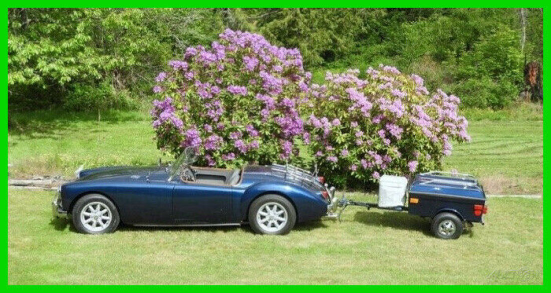 1957 MGA Roadster and 3'x3' Trailer V8 31,198 Mi 5-Spd Manual Leather Show Car 1957 Other Makes Roadster and Trailer