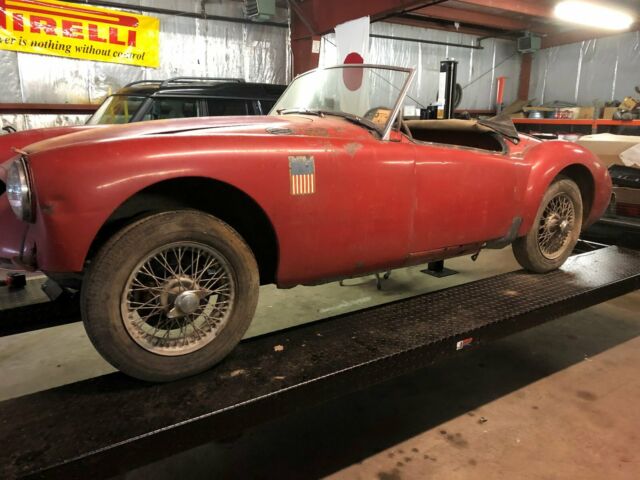 1957 MGA Solid Frame Needs Restoration Matching Numbers 1957 MG MGA