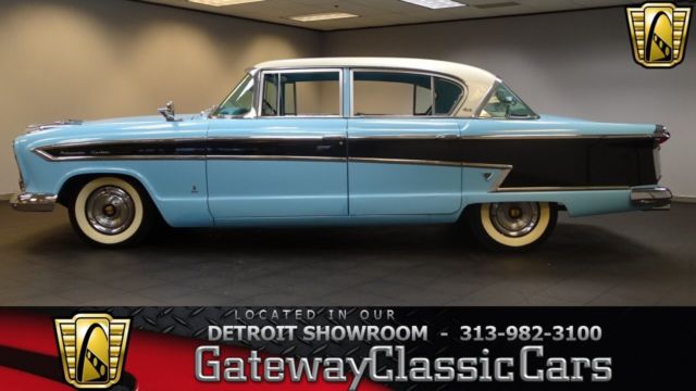 1957 Nash Ambassador 0 Blue/Black/White Sedan 327 CID V8 3 Speed Automatic 1957 Nash Ambassador --