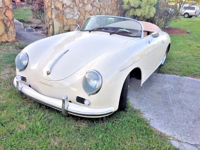 1957 NEW VINTAGE PORSCHE SPEEDSTER STROKER 1910 100 HORSE POWER CARRERA CREME 1957 Porsche 356