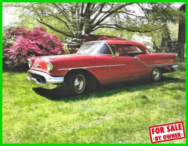 1957 Oldsmobile 88 Sedan J2 TriPower Option 371 Rocket Motor No Rust C60830 1957 Oldsmobile 88 With J2 TriPower Option