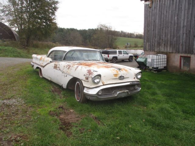 1957 OLDSMOBILE 98 NINTY EIGHT 2 DOOR COUPE POWER SEAT AND WINDOWS RESTORATION 1957 Oldsmobile Ninety-Eight 98