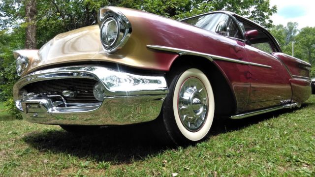 1957 Oldsmobile Eighty Eight Beautiful Custom Show Car Led Sled Continental Kit 1957 Oldsmobile Eighty-Eight