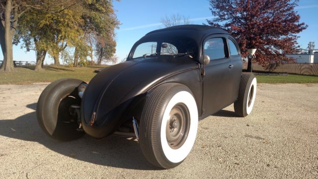 1957 OVAL WINDOW BEETLE SEMAPHORE RAG TOP VOLKSROD RAT ROD GENE BERG 2007 1957 Volkswagen Beetle - Classic