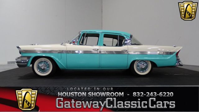1957 Packard Clipper 0 Off White/ Teal Sedan 289 CID V8 3 Speed Automatic 1957 Packard Clipper --