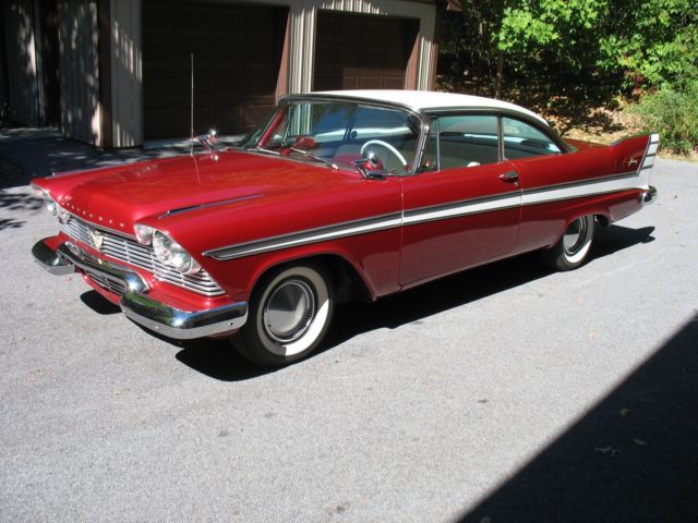 1957 Plymouth Belvedere, Christine 1959 1958 1960 mopar Dodge Desoto Chrysler 1957 Plymouth Belvedere chrome