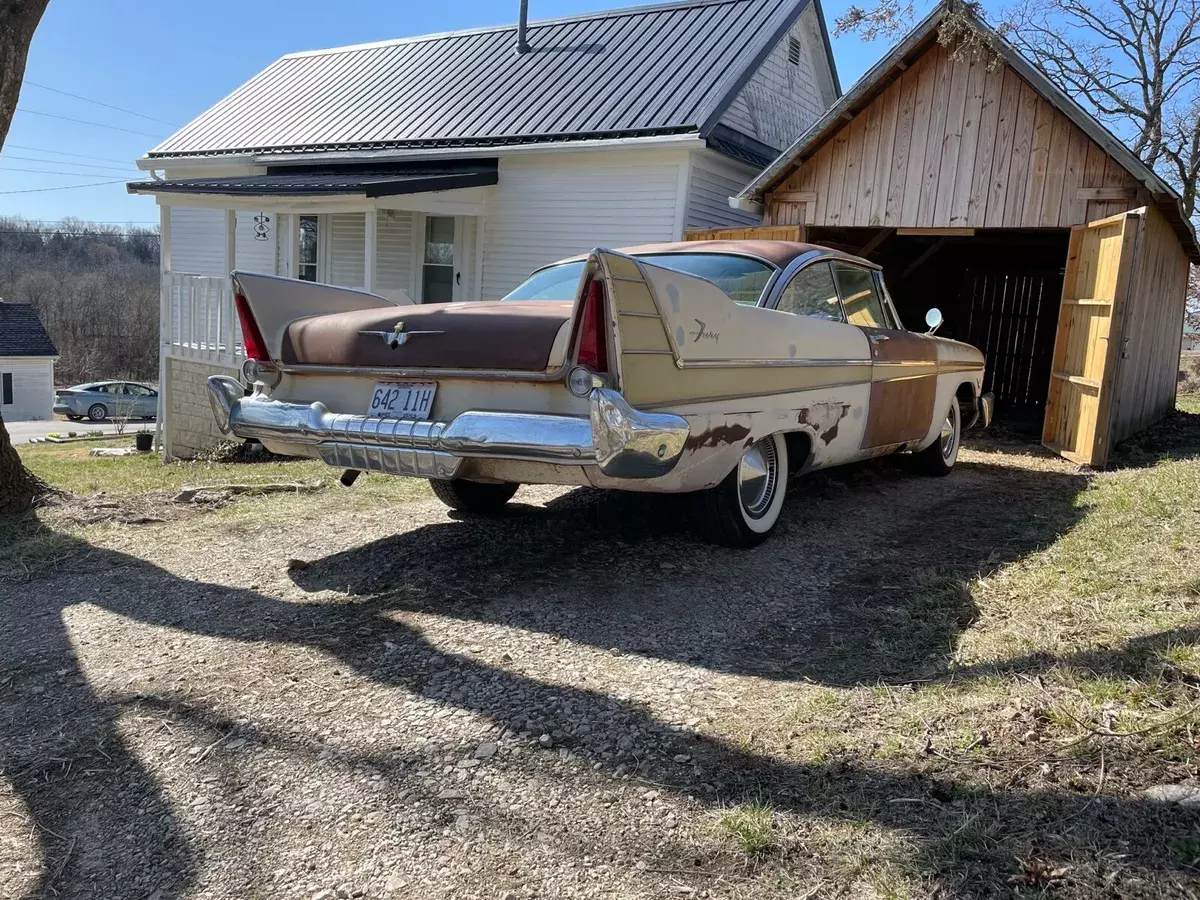 1957 Plymouth Fury White RWD Automatic 1957 Plymouth Fury