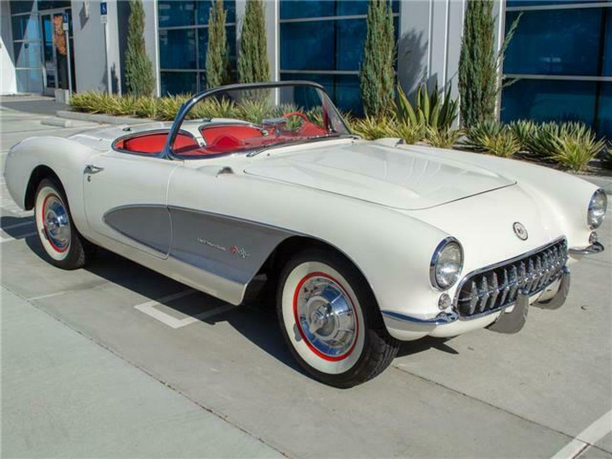 1957 Polo White Fuel Injected Corvette Convertible, frame-off restored 1957 Chevrolet Corvette Convertible