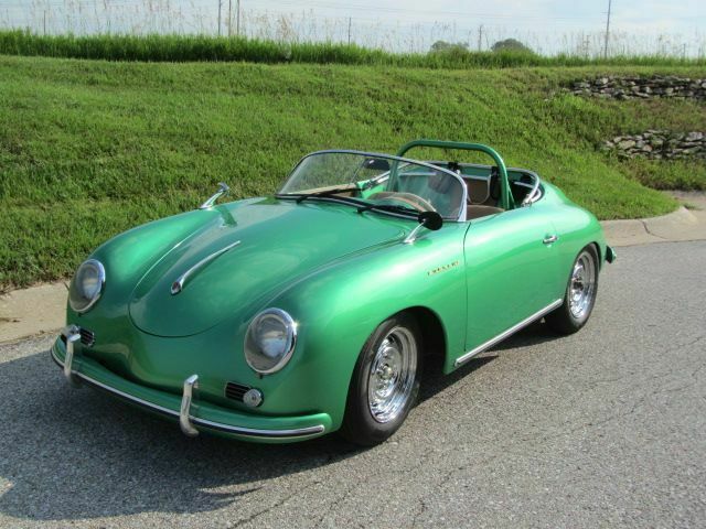 1957 PORSCHE 356 1-OWNER 4K MILES 0 Emerald Green Metallic SPEEDSTER 4 cyl 4 Sp 1957 Porsche 356 1-OWNER 4K MILES