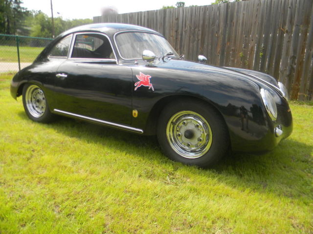 1957 Porsche 356A T1 Black on Black Coupe 1957 Porsche 356