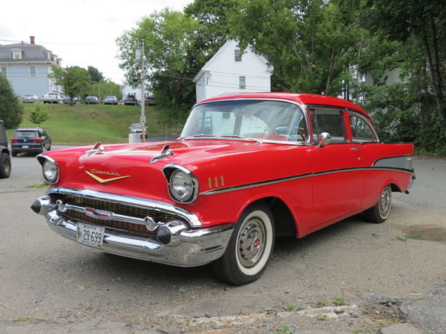 1957 Red Restored 283 Automatic Great Driver Low Miles Since Completion 1957 Chevrolet Bel Air/150/210