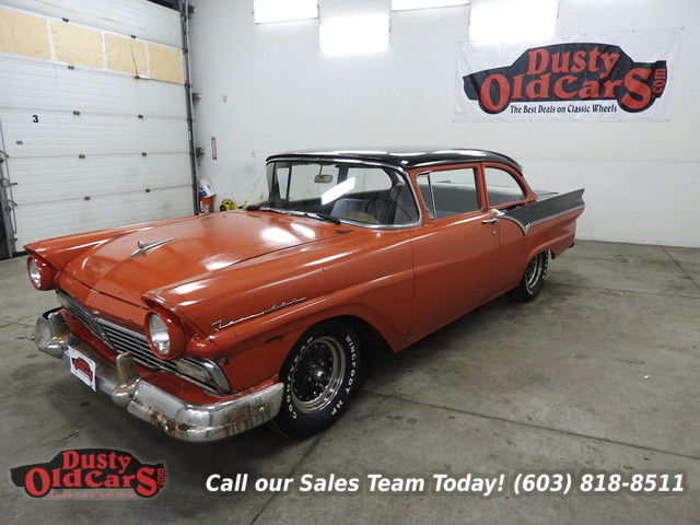 1957 Red Runs Drives Body Inter Fari 223I6 3 Spd! 1957 Ford Fairlane Runs Drives Body Inter Fari 223I6 3 Spd