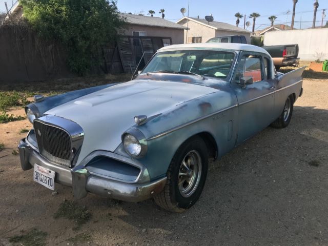1957 Sliver Hawk Chrysler Drive Line, Runs and drives, ready to cruise the Blvd. 1957 Studebaker Silver Hawk Beautiful Patina