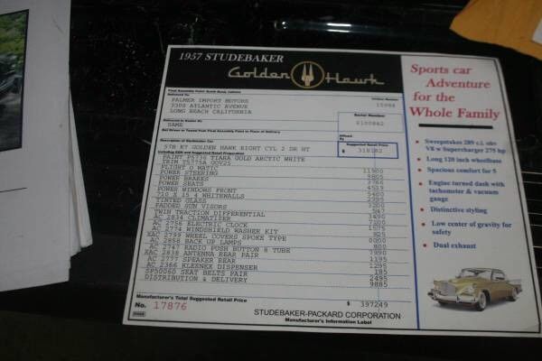 1957 Studebaker Golden Hawk - photo 11