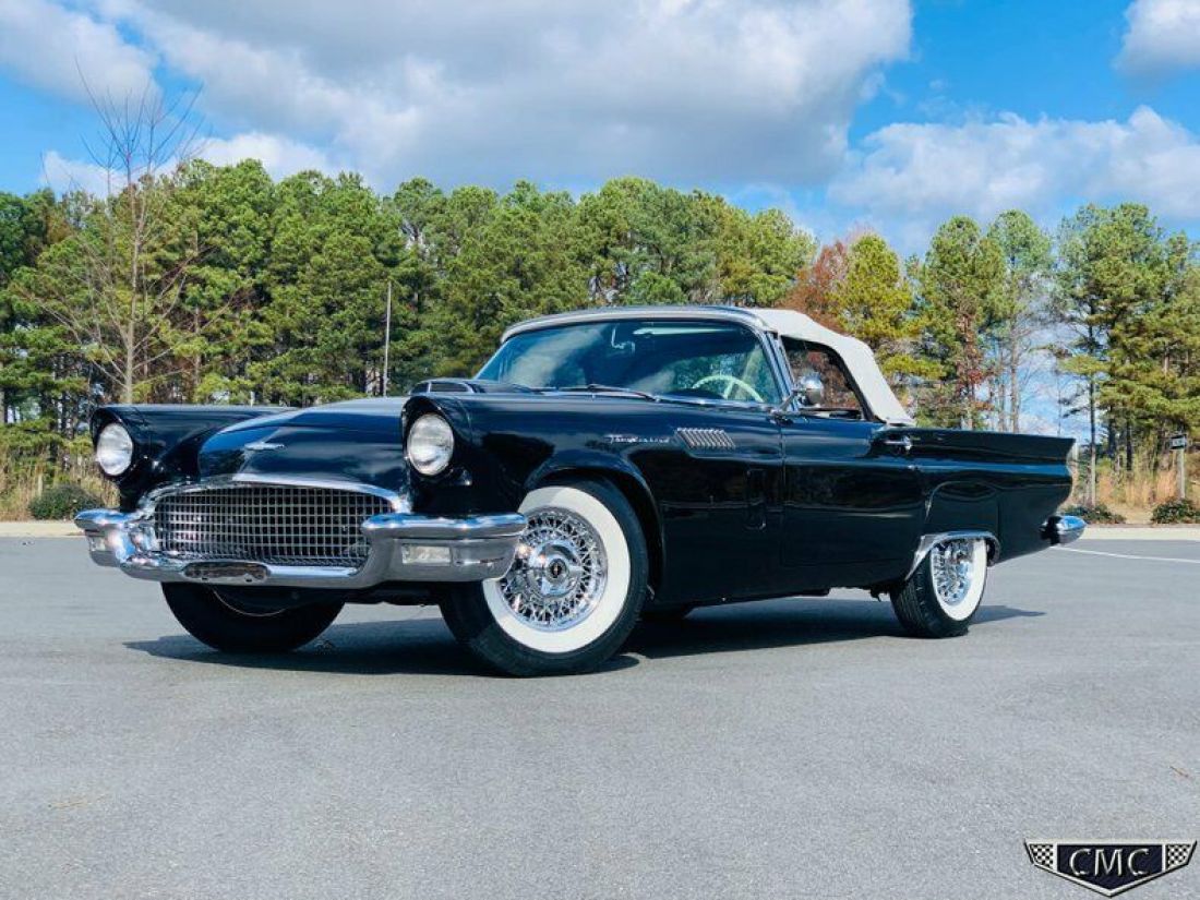 1957 Thunderbird Supercharged 312 300HP Frame Off 11k actual miles every option 1957 Ford Thunderbird