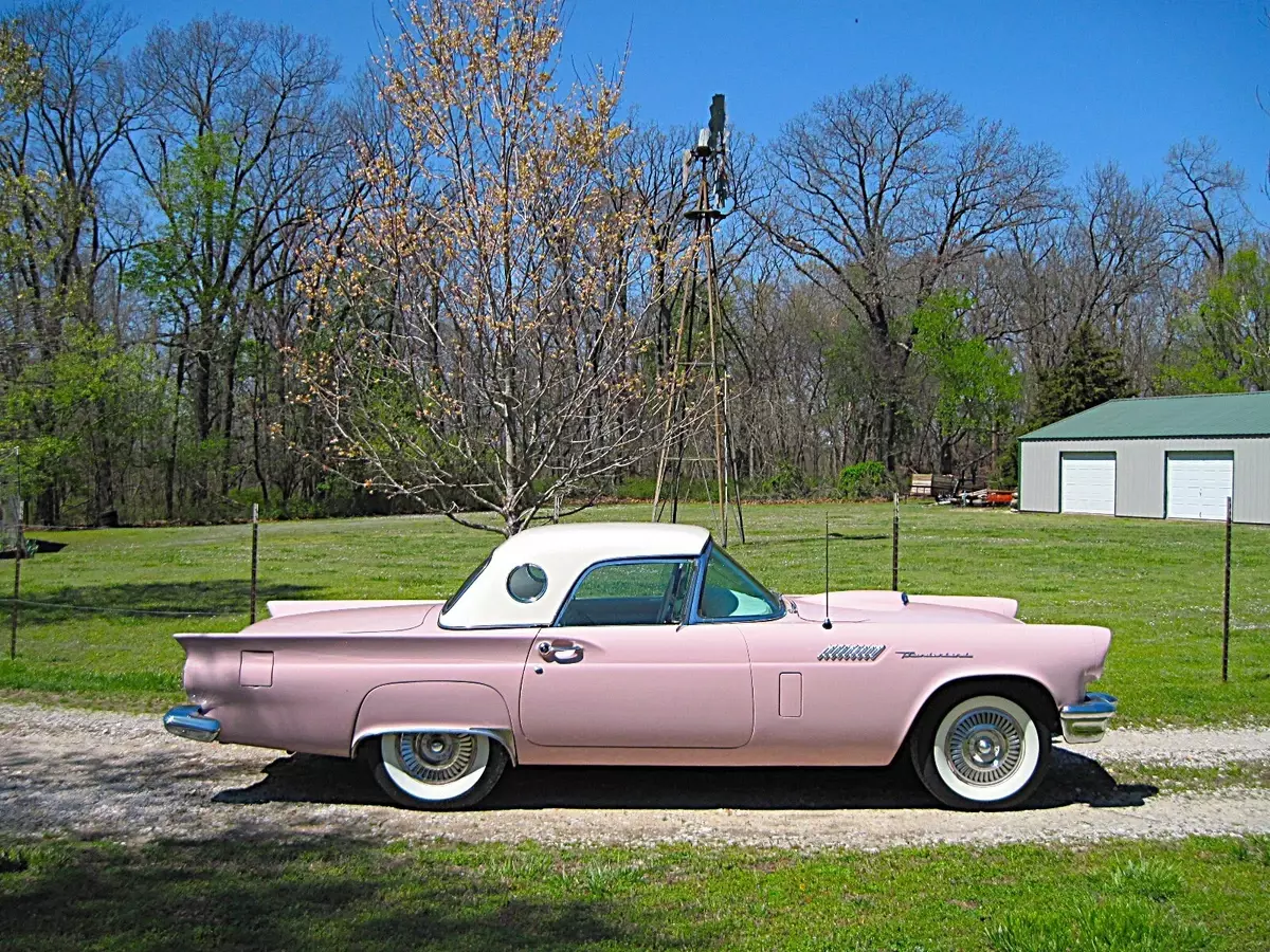 1957 THUNDERBIRD*FULL POWER* DUSK ROSE*RUST-FREE CA. CAR* 1957 Ford Thunderbird