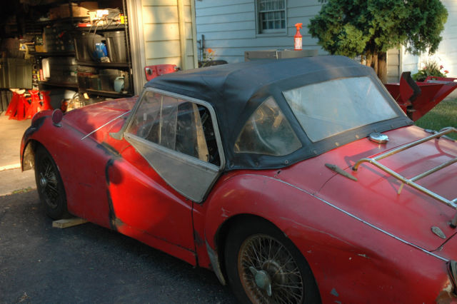 1957 TR3 Roadster, Small Mouth: like a barn find, but not in a barn—NO RESERVE! 1957 Triumph TR3