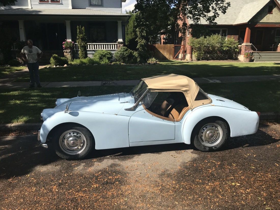 1957 Triumph TR3 Blue RWD Manual roadster 1957 Triumph TR3 roadster