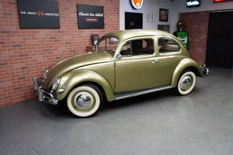 1957 Volkswagen Beetle 497 Miles Diamond Green Coupe 1200 cc 4 Speed 1957 Volkswagen Beetle - Classic
