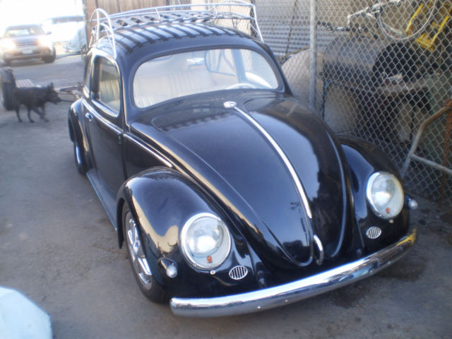 1957 Volkswagen Bug Oval Window Black Restored Must See 1957 Volkswagen Beetle - Classic