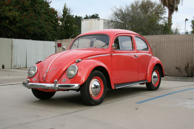 1957 Volkswagen European Model Oval Window VW Bug 1954 1955 1956 1957 1957 Volkswagen Beetle - Classic Euro Model Oval Hardtop