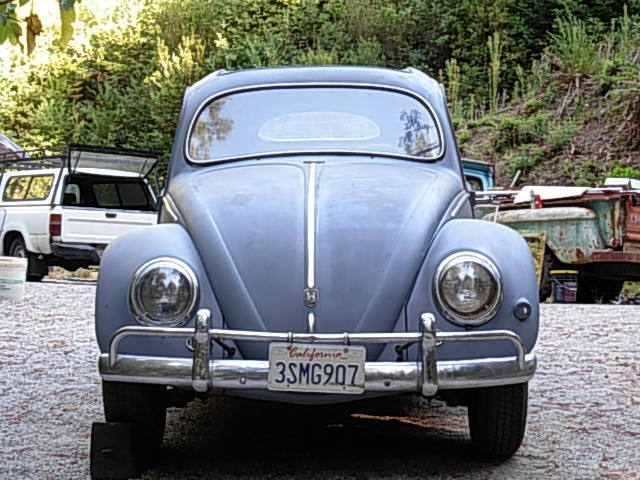 1957 vw Oval Beetle Sunroof Bug on a 69 volkswagen pan 1957 Volkswagen Beetle - Classic none