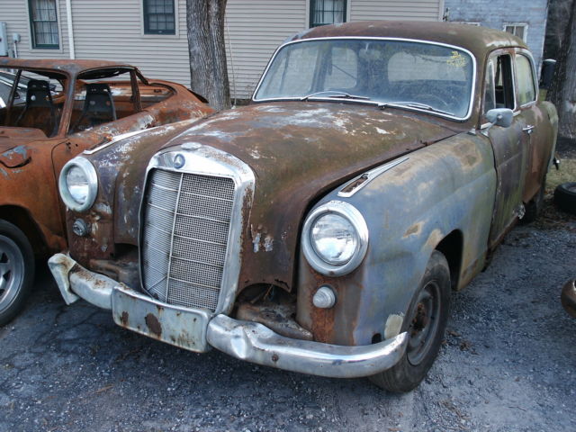 1958 & 1954 Mercedes Benz 220 Sedan, Auto, A/C, & 1954 M Benz 220 sdn, 2 CARS 1958 Mercedes-Benz 200-Series Gray 4 door