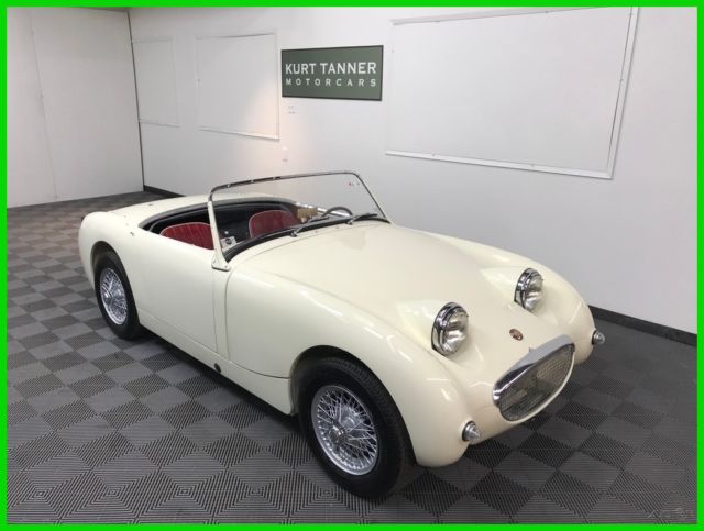 1958 AUSTIN HEALEY BUGEYE SPRITE. 1275cc 5-SPD. EXCELLENT GROUND-UP RESTORATION. 1958 Austin Healey Sprite 5-SPEED, WIRE WHEELS, 1275cc ENGINE, DISC BRAKES