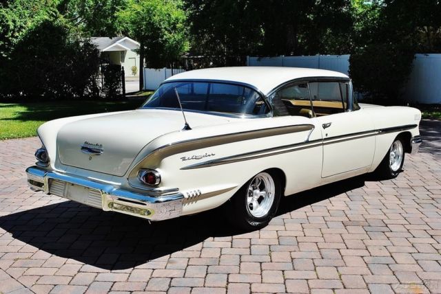 1958 BelAir Spectacular Power Steering, Drives Amazing, Tri Power, 4 speed, a/c 1958 Chevrolet Bel Air/150/210 Hardtop 348 Tri-Power 4-Speed