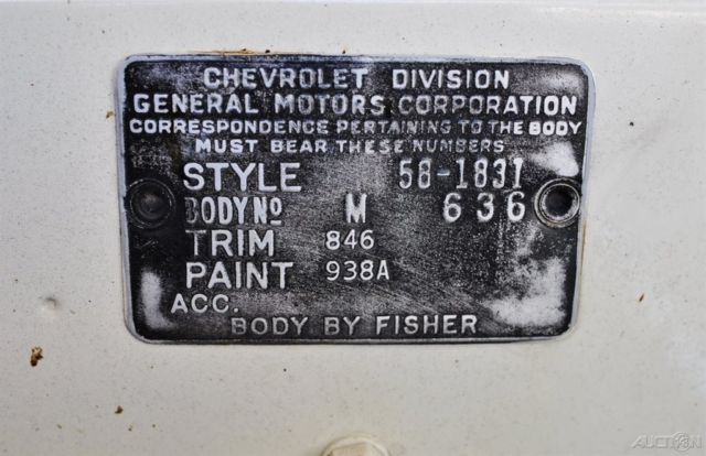 1958 Chevrolet Bel Air/150/210 Hardtop 348 Tri-Power 4-Speed - photo 12