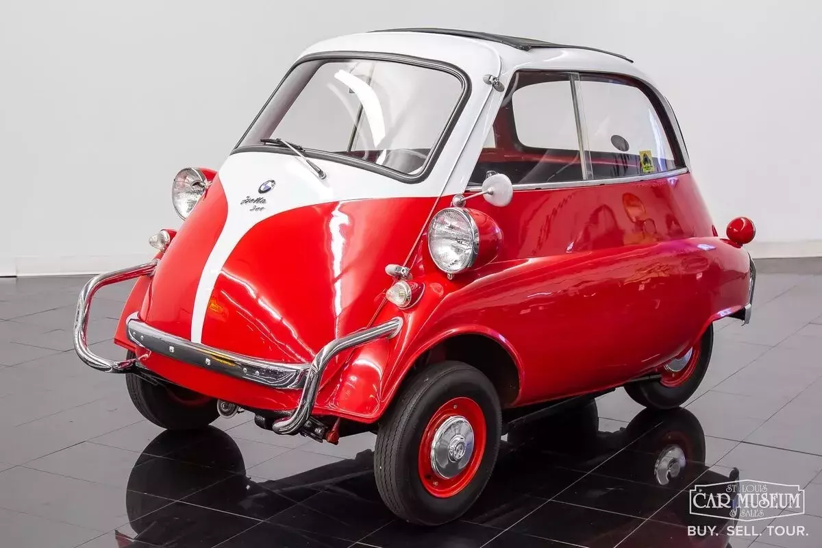 1958 BMW Isetta, Red/White with 13168 Miles available now! 1958 BMW Isetta 300 Microcar