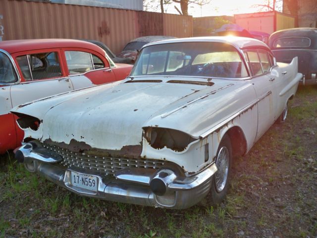 1958 cadillac 4 dr hdt parts car 1958 Cadillac DeVille 4 door hardtop
