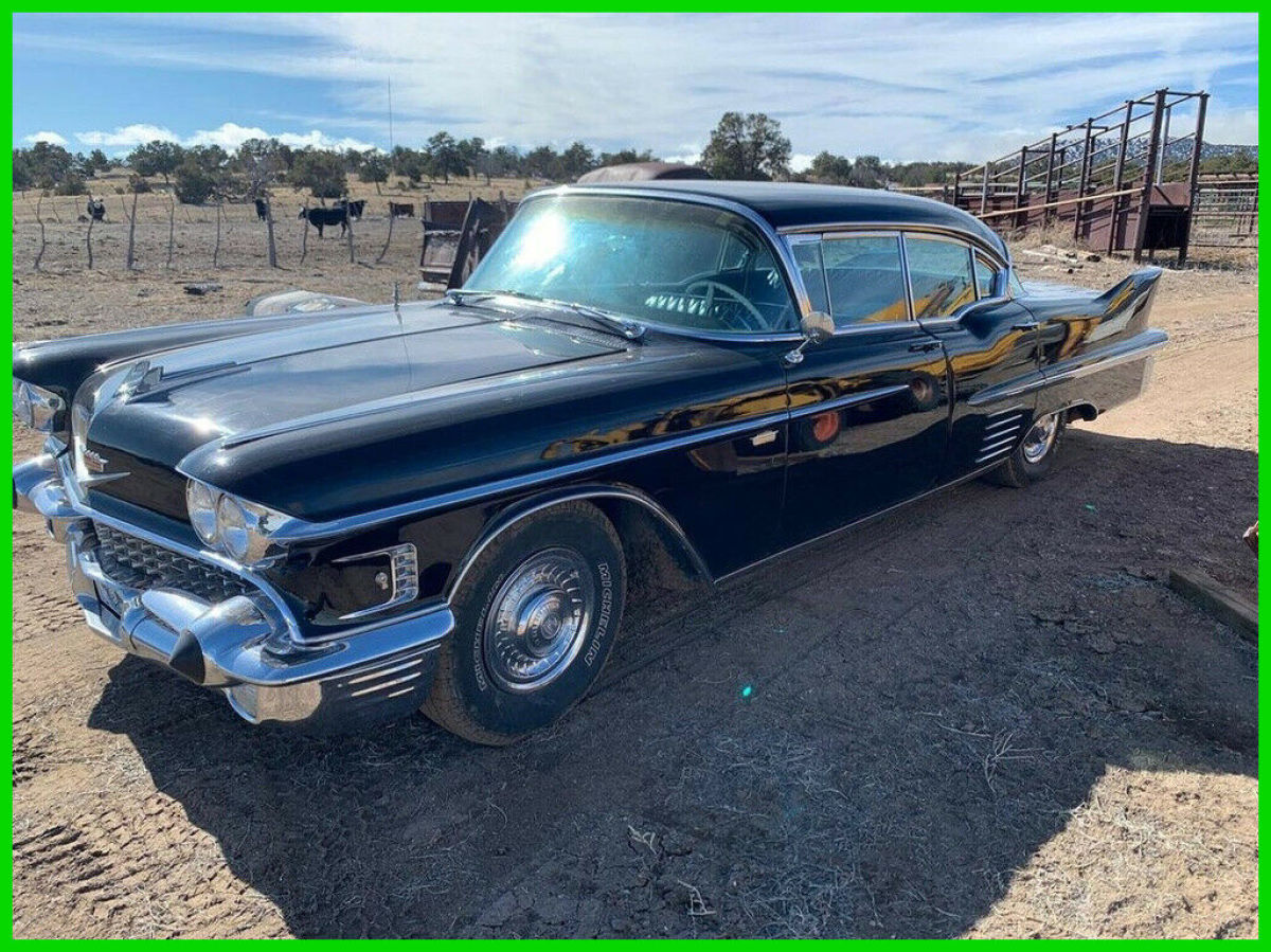 1958 Cadillac Deville Sedan Classic 350 V8 4 Speed Auto RWD Good Glass 1958 Cadillac DeVille
