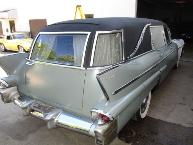 1958 CADILLAC FLEETWOOD 75 MILLER METEOR FUTURA FUNERAL HEARSE 1958 Cadillac Fleetwood TUXEDO BLACK