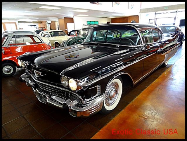 1958 Cadillac Fleetwood Sixty Special Black - Gray 1958 Cadillac Fleetwood Sixty Special