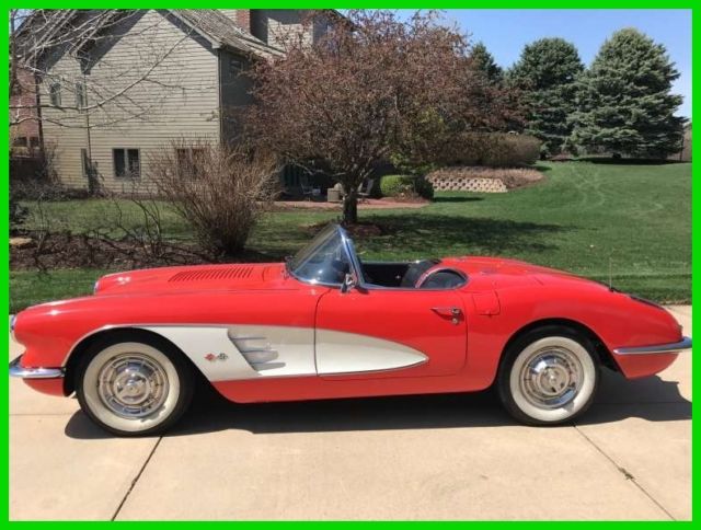 1958 Chevroelt Corvette Convertible with Hard Top 283 ci 245 HP 4-Speed Manual 1958 Chevrolet Corvette Convertible with Hard Top