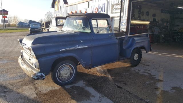 1958 CHEVROLET 3100 HALF TON SHORT BOX PICKUP V-8 1958 Chevrolet Other Pickups
