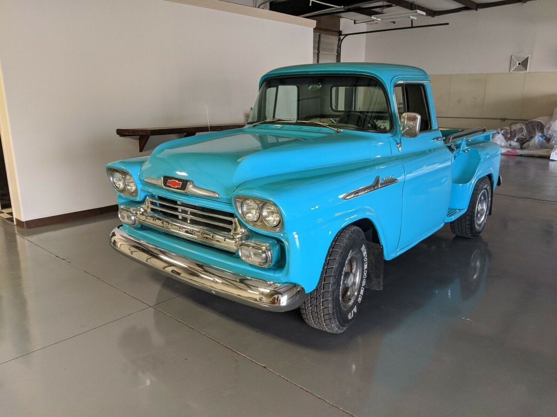 1958 Chevrolet 3100 Pickup Blue RWD Automatic Apache 1958 Chevrolet 3100 Apache