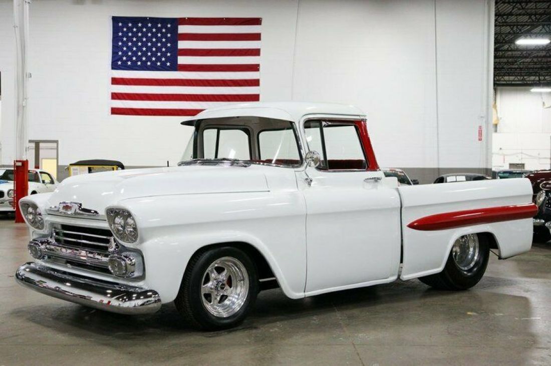 1958 Chevrolet Apache 11481 Miles White Truck 454ci V8 Automatic 1958 Chevrolet Other Pickups