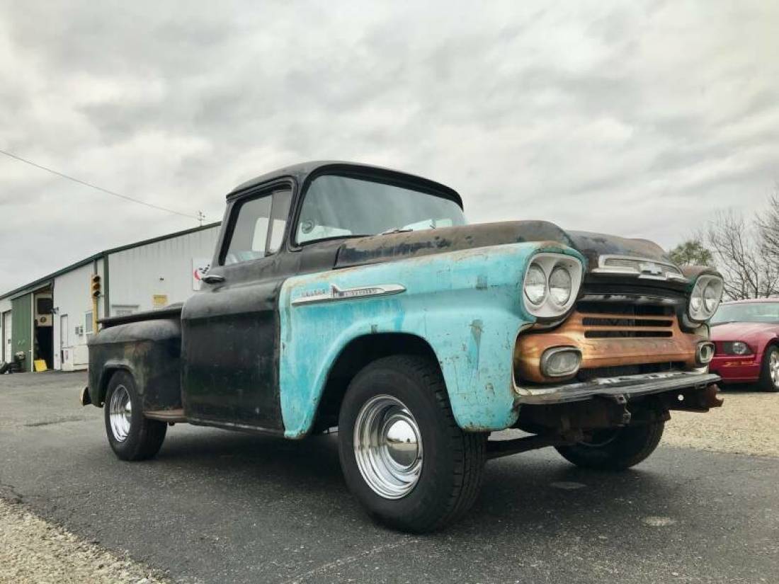 1958 Chevrolet APACHE 3100 Short Bed 90K Miles Pickup Truck 350, 4 SP Auto, RAT 1958 Chevrolet Other Pickups Short Bed