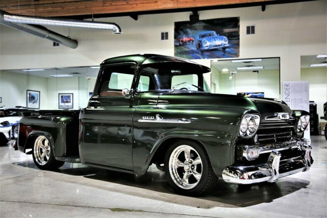 1958 Chevrolet Apache 9885 Miles Green Pickup Truck LT1 350 V8 Automatic 1958 Chevrolet Other Pickups