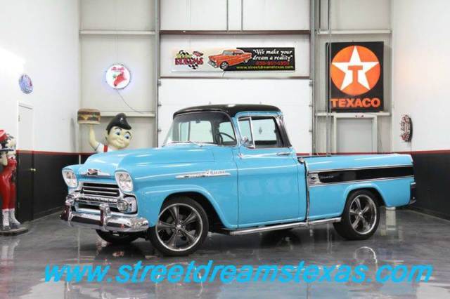 1958 Chevrolet Apache Cameo fuellie 327 4 speed 1729 Miles Turquoise Pickup Truc 1958 Chevrolet Other Pickups Cameo fuellie 327 4 speed