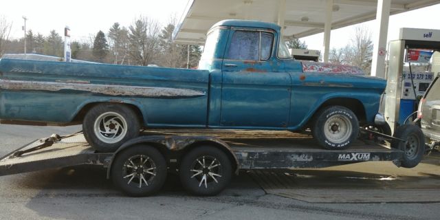 1958 chevrolet apache fleet side long bed hot rod project 1958 Chevrolet Other Pickups