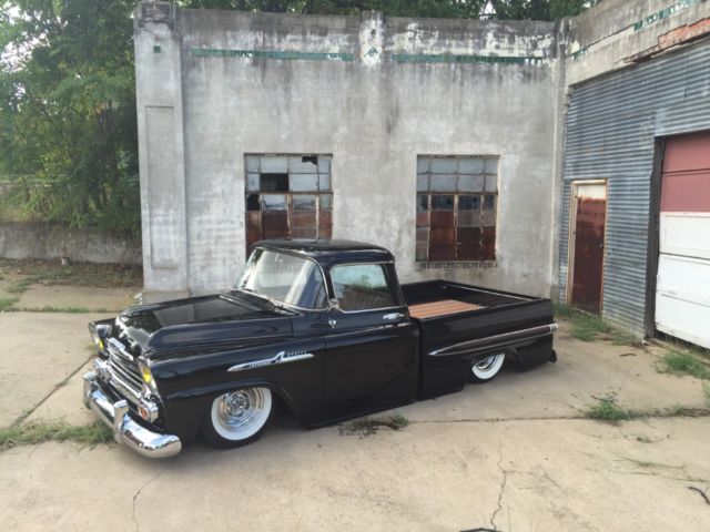 1958 Chevrolet Apache fleet side Ls bagged shop truck 1958 Chevrolet Other Pickups