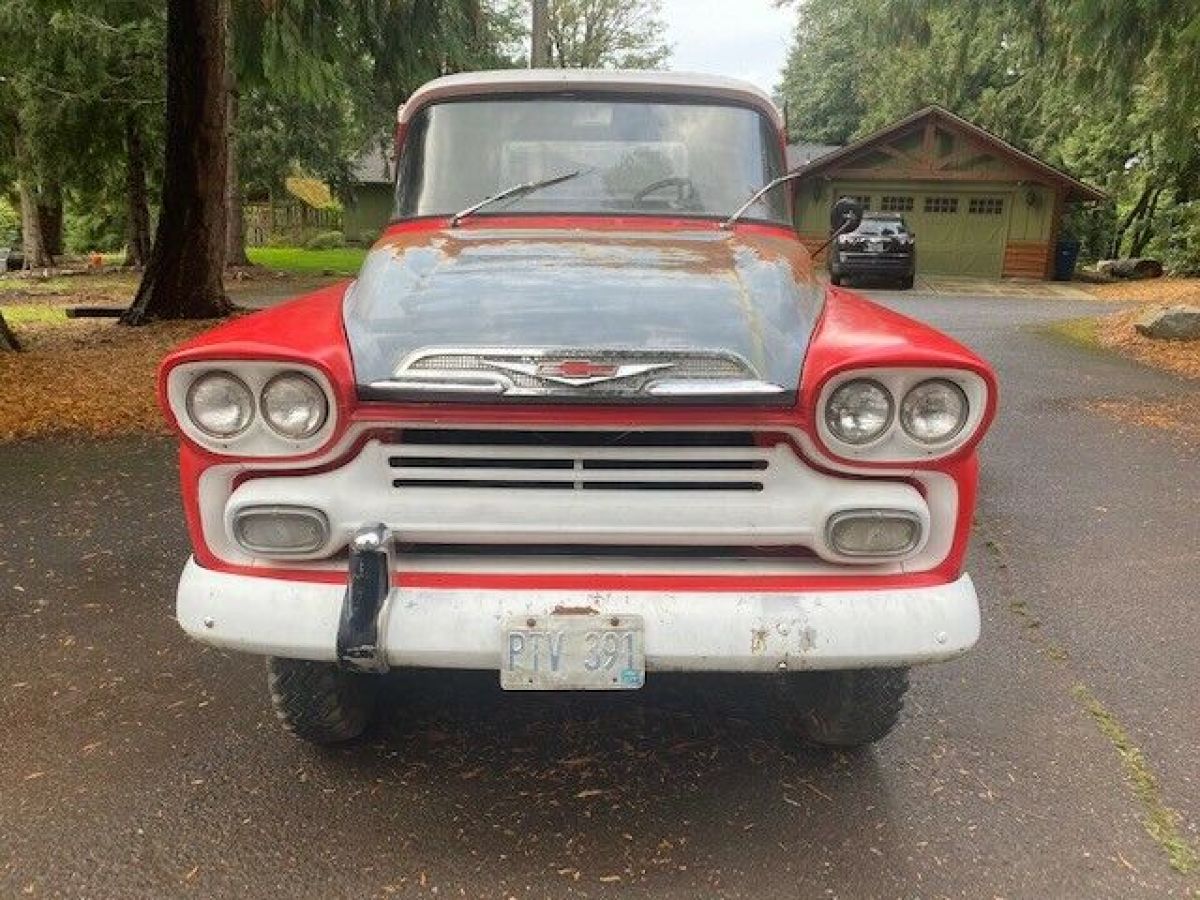 1958 Chevrolet Apache Napco 4x4 V8 barn find..Rust free... 1958 Chevrolet Other Pickups