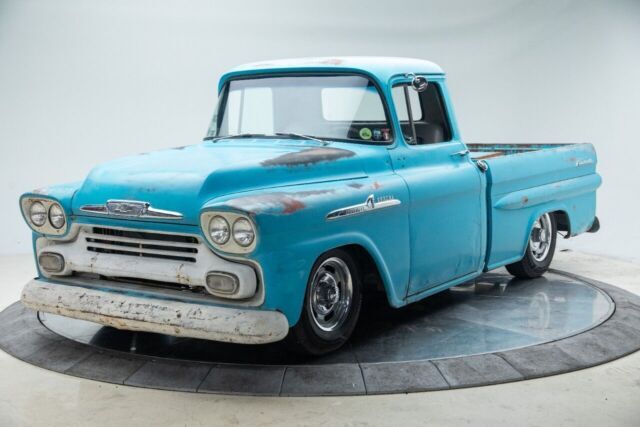 1958 Chevrolet Apache Other 1.0L Manual 5-Speed Pickup Truck Blue 1958 Chevrolet Apache