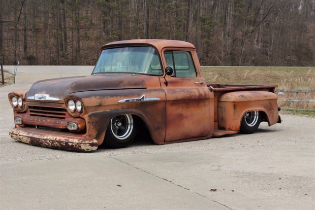 1958 CHEVROLET APACHE PICKUP, C10, RAT ROD, RESTOMOD, BAGGED, 3100, PROTOURING 1958 Chevrolet Other Pickups base